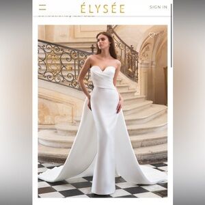 ELYSEE Vesper Wedding Dress, Size 12